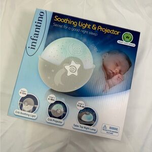 Infantino Soothing Light & Projector Nursery Night Light